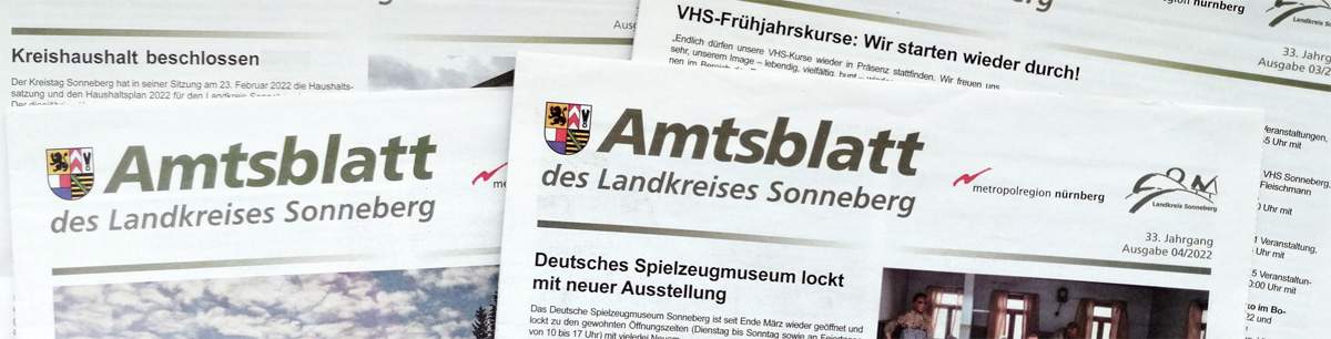 Amtsblatt | Landkreis Sonneberg