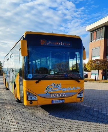 Der Werbebus des Landkreises Sonneberg