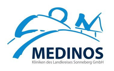 Das neue Logo der MEDINOS Kliniken des Landkreises Sonneberg GmbH